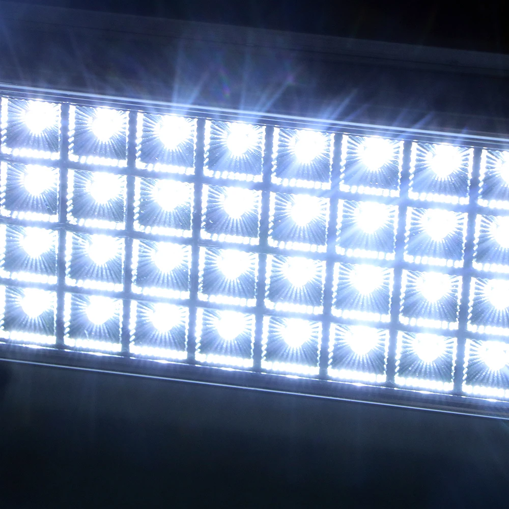 CGEAMDY Luce A LED Per Interni Auto 12V - Plafoniera 46 LED 6000K Con Interruttore, Universale 12,5x12,5 Cm - 3