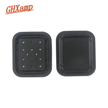 

GHXAMP 76*66MM 1-2inch Bass radiator diaphragm Auxiliary add low frequency Rubber + Metal plate 1Pairs