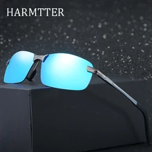 Модные мужские спортивные солнцезащитные очки с поляризованными линзами, фирменный дизайн, алюминий-магний, солнцезащитные очки для вождения, мужские очки для вождения, для улицы