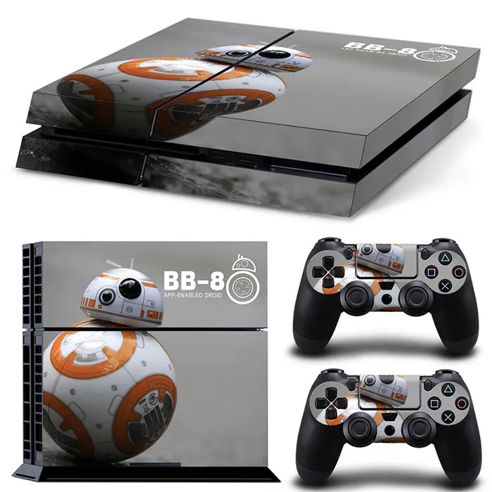 Disney Star Wars Darth Vader Sticker Cover Wrap Protector Skin For PlayStation 4 Console & 2PCS Controller Skin Decal For PS4 