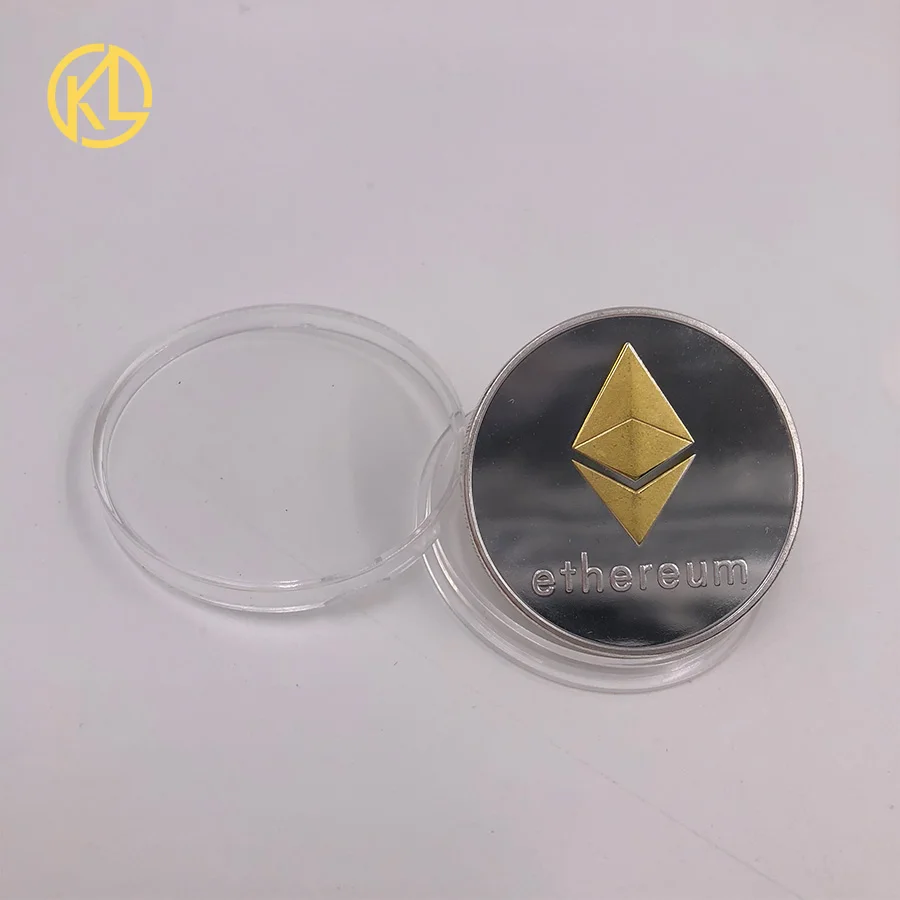 36types Eth Programming Ethereum Souvenir Bitcoin Splendid Gold Plated Coin for Commemorative Collectible Coins and gift