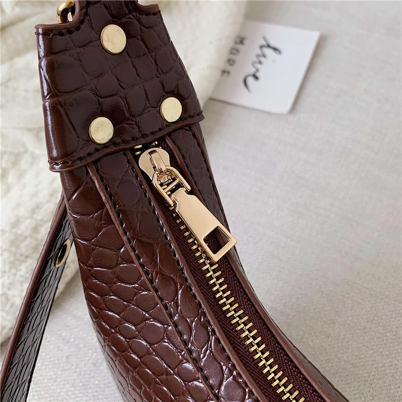 Fashion Stone Pattern PU Leather Crossbody Bags For Women Small Shoulder Messenger Bag Lady Phone Handbags And Purses