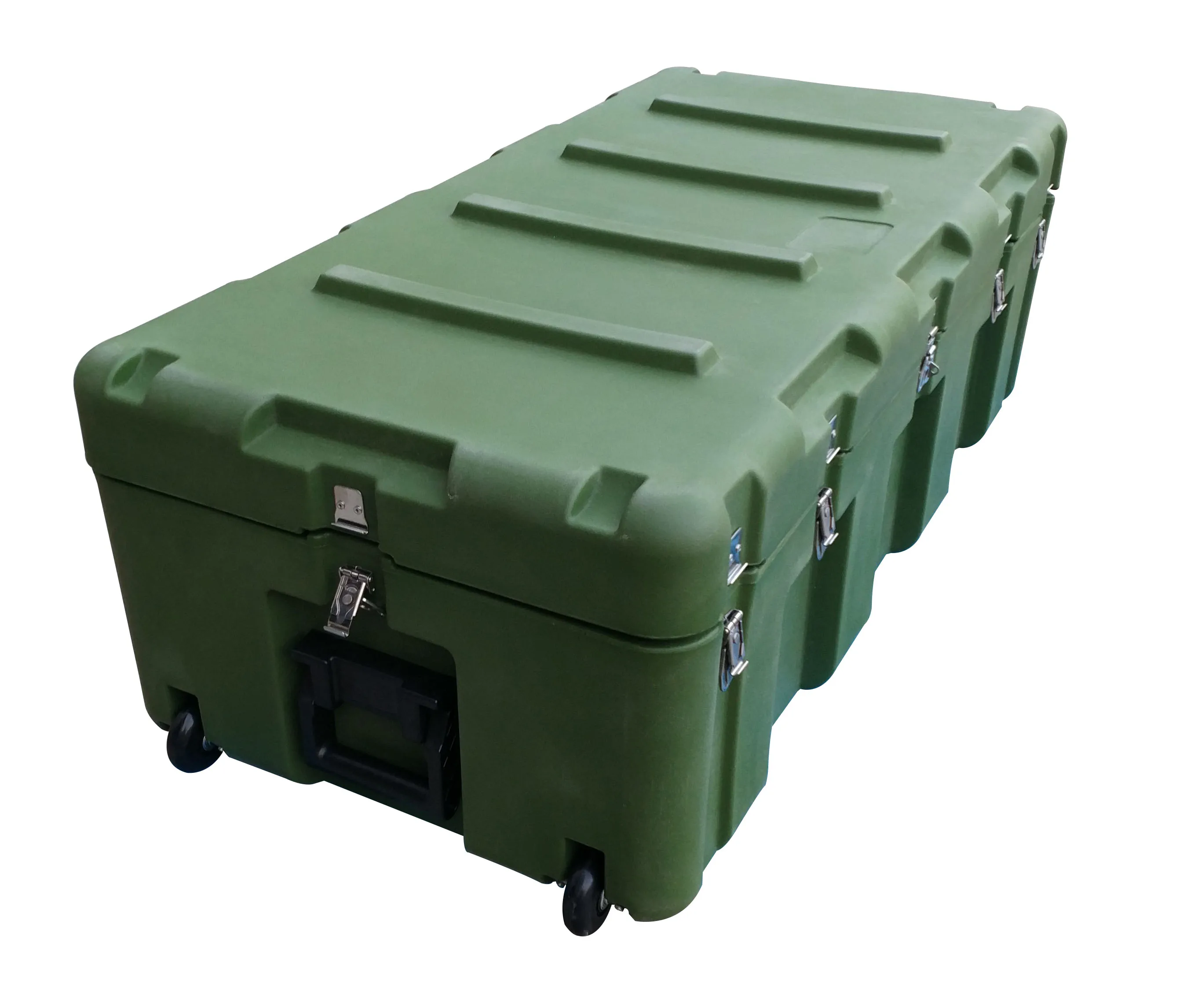 Lot de 3 malles de rangement en plastique avec couvercle 60l LOCKER