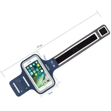 Стиль, спортивный ремень для мобильного телефона, сумка на руку для фитнеса, бега, сделанная в погружном материале, сумка на запястье