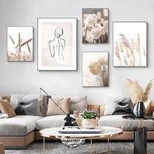 

Nature Scenery Wall Art Canvas Painting Flower Grass Sunshine Fog Landscape Picture Home Decor Poster And Print For Living Room