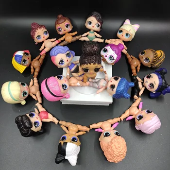 

LOL doll Surprise Original Naked doll 3 generation 4 generation Mermaid face color changing rare water spray changing doll toys