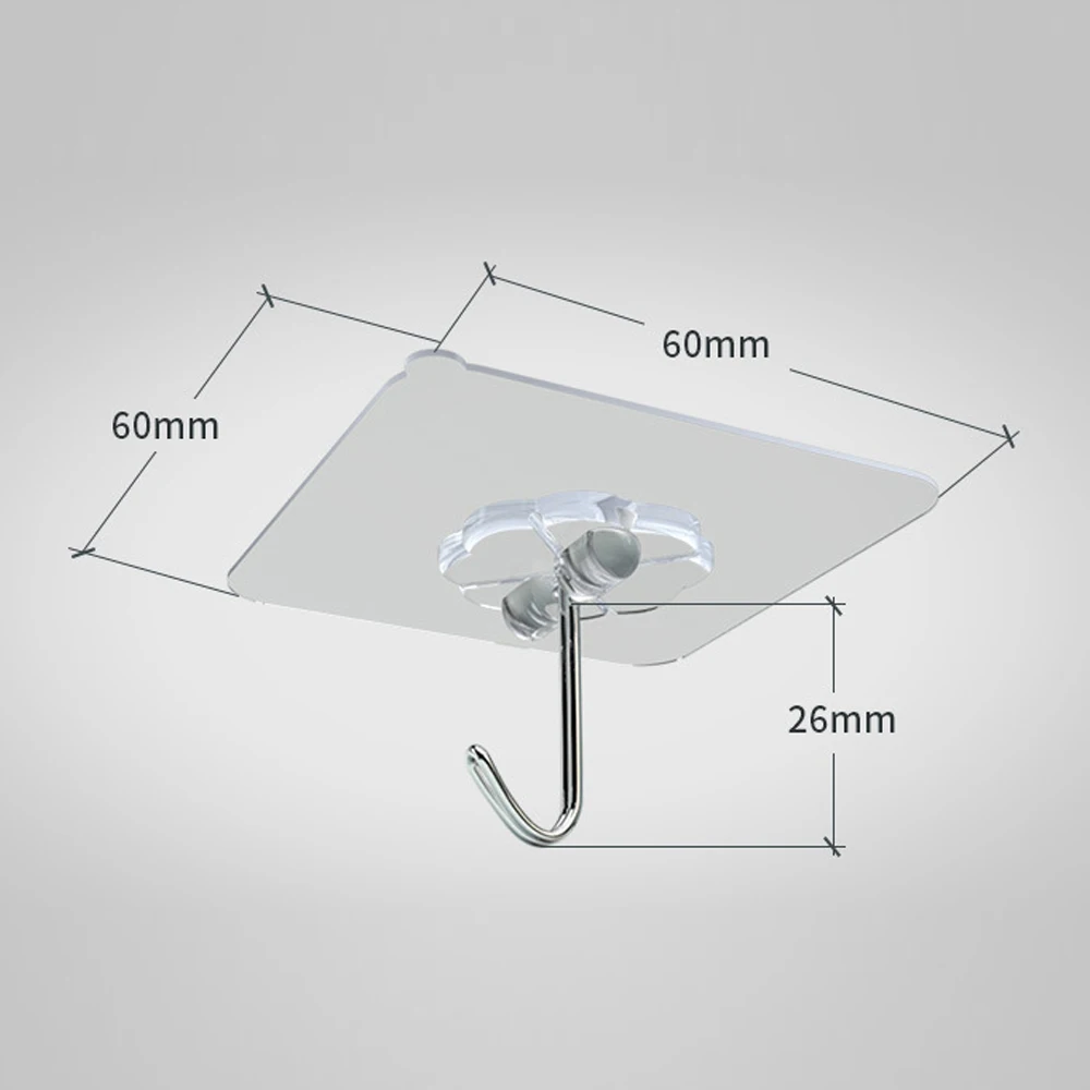 Hangers 5 PCS Sucker Hook Window Wall PVC Flower Shape Durable Kitchen Bathroom Economic Accessories Wall Hooks