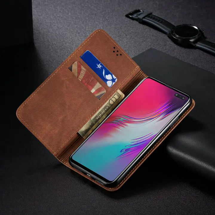 Чехол для samsung S10 5G, роскошный чехол, твердый ковбойский кошелек, чехол для samsung S10Plus, чехол для samsung Galaxy S10e S10 Plus, откидная крышка