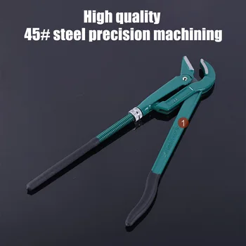 

doersupp Water Pump Pliers Set 45° Angle Plumbing Pliers 1" /1.5" Adjustable Heavy Duty Quick Pipe Wrench Durable Hand Tool