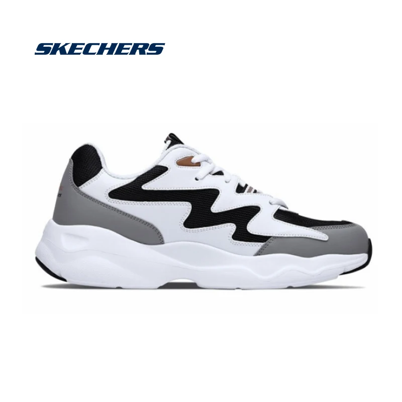 Skechers/Мужская обувь D'lites; массивные кроссовки; Мужская Вулканизированная обувь; Мужская модная Высококачественная брендовая Роскошная обувь; Мужская обувь; 999090-BKGD