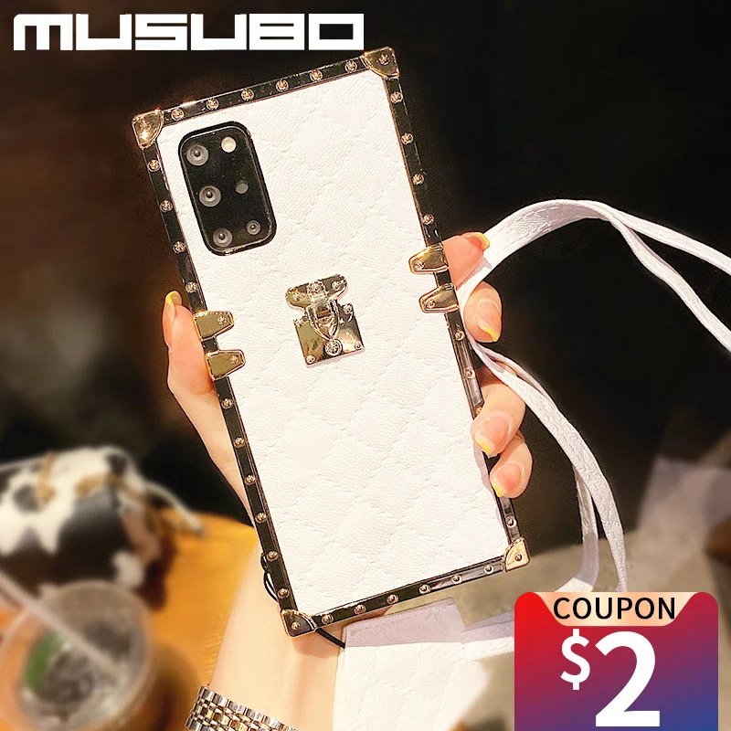 Роскошный кожаный чехол MUSUBO для телефона Samsung Galaxy Note10 9 A50 A51 A71 A70 A21S A72 A52 S20 Ultra S10 S8 S9
