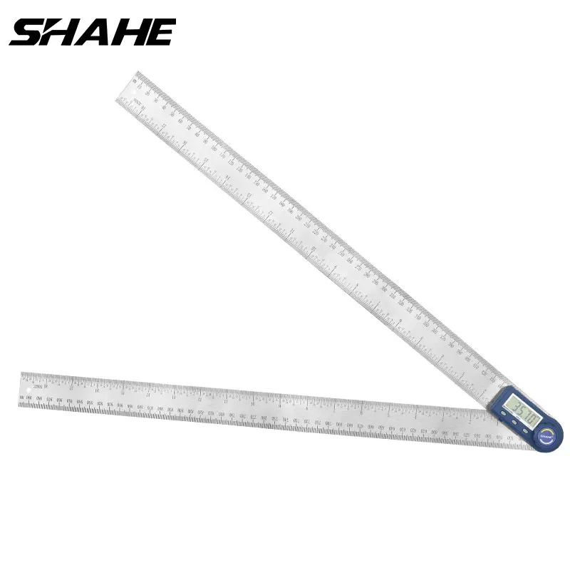 Shahe Digital Protractor 500 mm Digital Angle Finder With Large Screen Inclinometer Goniometer Leve