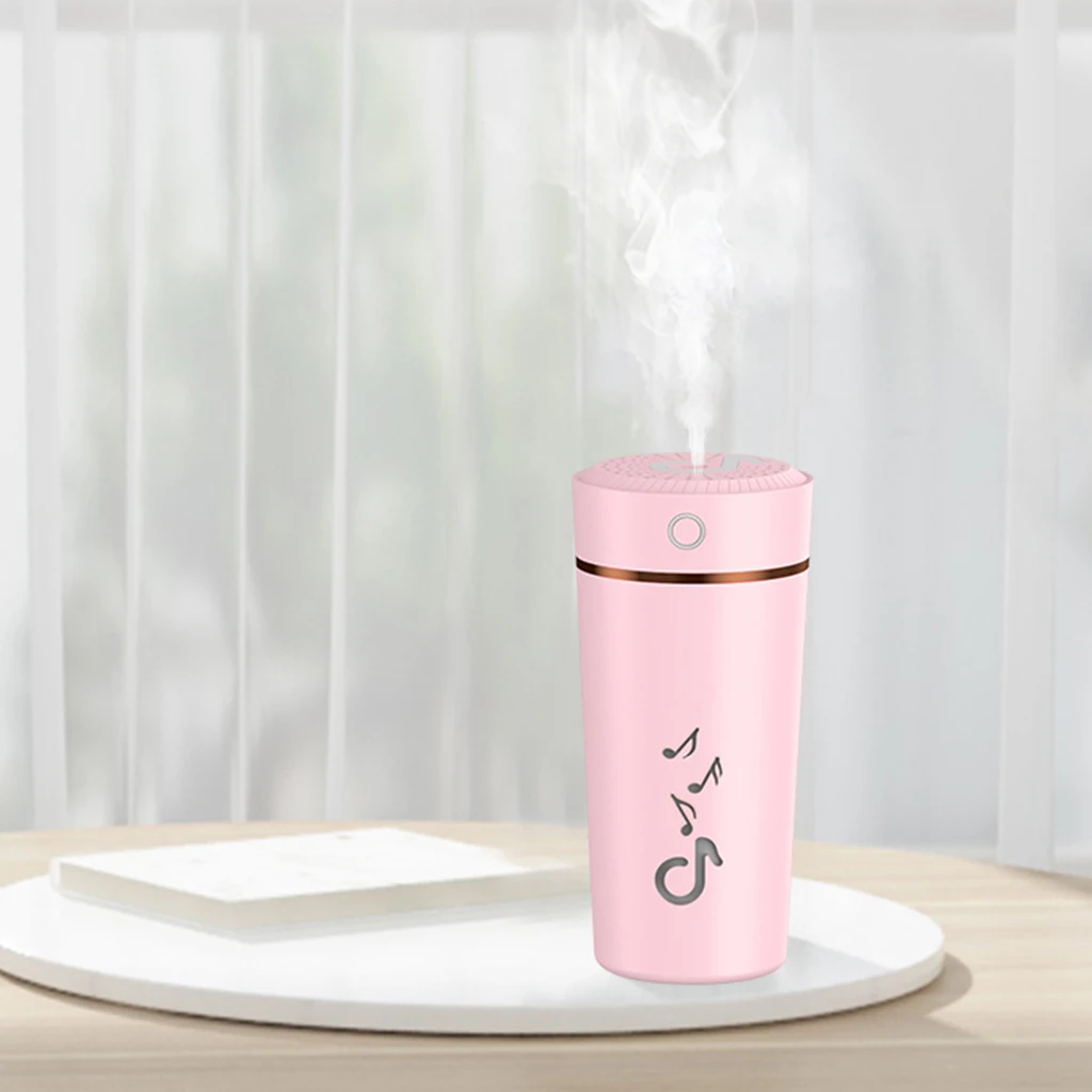 USB Essential Oil Aromatherapy Diffuser Portable Mini White Humidifier Air Refresher Auto-Off Safety