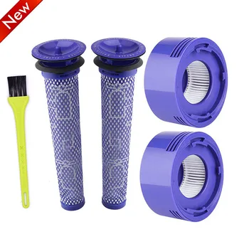 

2 Pack Pre-Filters and 2 Pack HEPA Post-Filters Replacements Compatible Dyson V8 and V7 Cordless Vacuum Cleaners