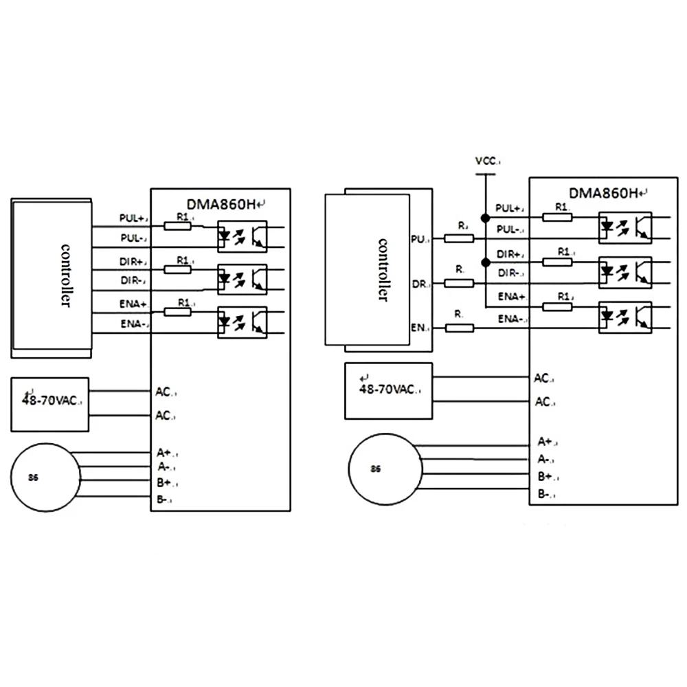 DMA860H драйвер шагового двигателя 2 фазный микрошагового DSP для Nema 34 42 5 4 |Драйвер
