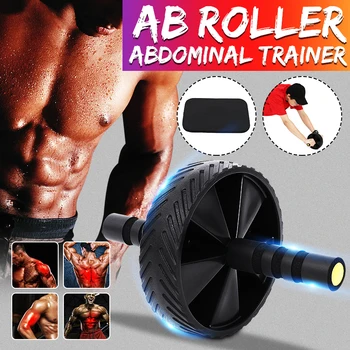 

Ab Roller Wheel Abdominal Muscle Trainer Knee Pad Smart Training Pilates Exerciser Home Gym Fitness Equipment Abdomen Strength