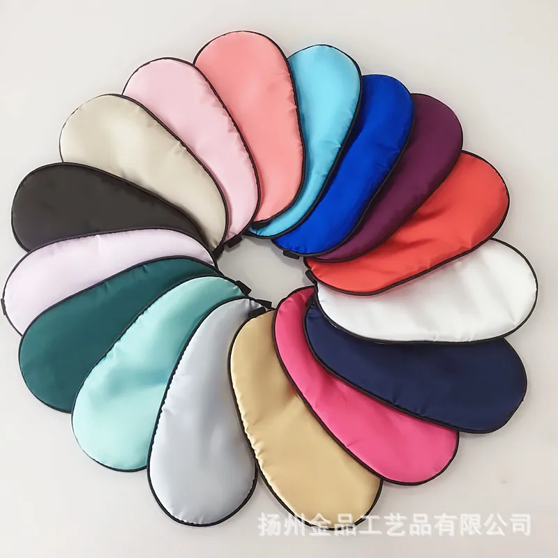 

Silk Eye Mask Faux Mulberry Silk Cool Double Layer Sleep Shading Protection Eye Patch Customizable Manufacturers Eye Patch Curre