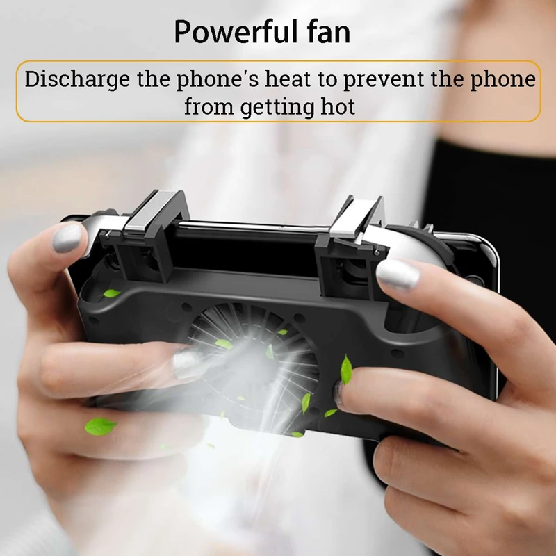  4 in 1 Cooling Fan Radiator Charging Handle Gamepad Joystick Holder Gaming Controller Power Bank fo