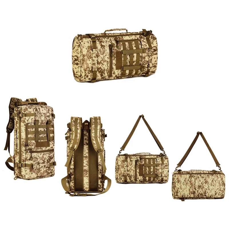  50L Large Outdoor Military Tactical Bag Hunting Camping Sports Backpack Nylon Waterproof Army Backp