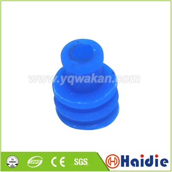

Free shipping 100pcs automotive plug silicone rubber seal HDZ-21 blue wire seals for auto connector
