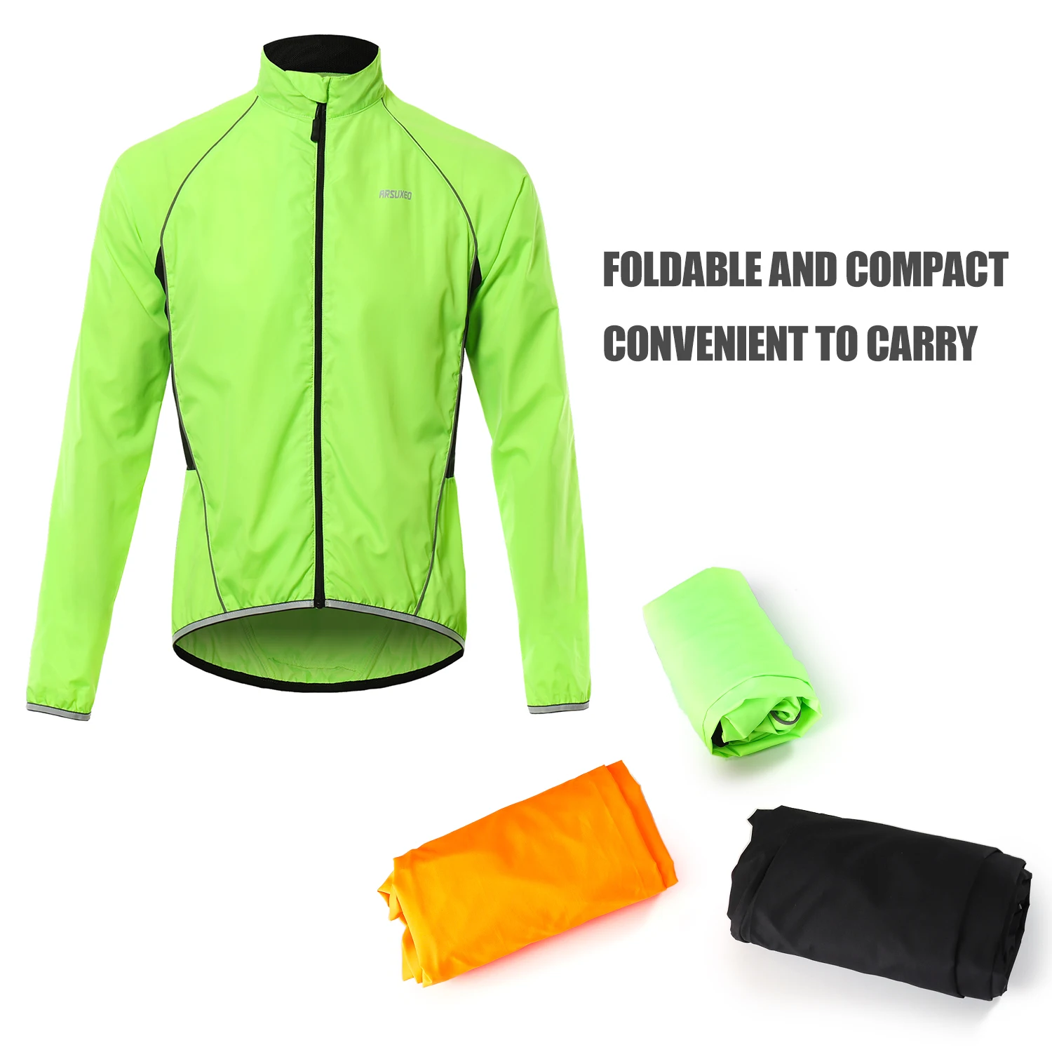 

New Men Reflective Cycling Jackets Women Breathable Waterproof Lightweight premium fabric Coat Bicycle Cycle MTB Bike Clothes