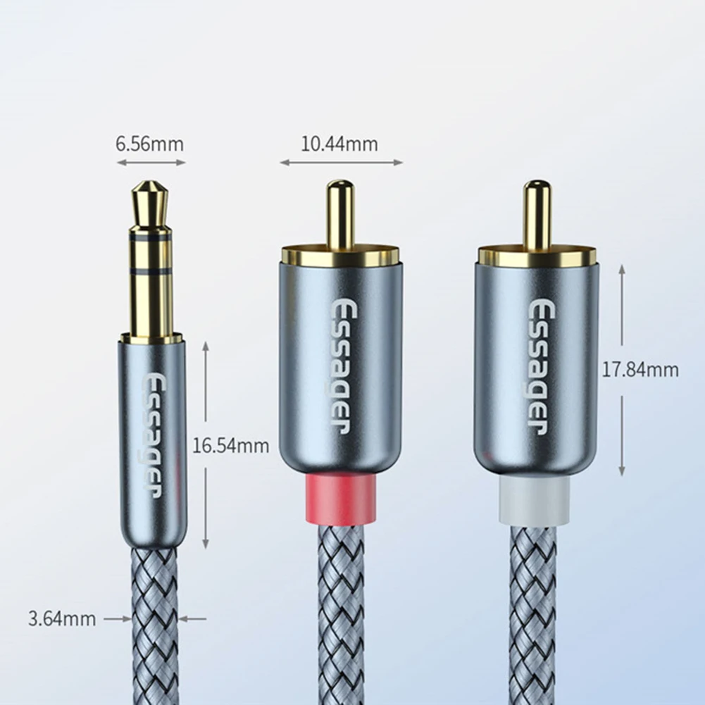 Dimension Adaptateur Jack RCA