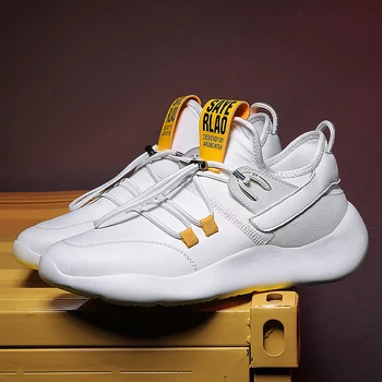 

Popular Men Casual Original Shoe Black Leather Casual Sneakers Man Rubber Bottom Men Flats Sneakers Wearable Youth Casual Shoes