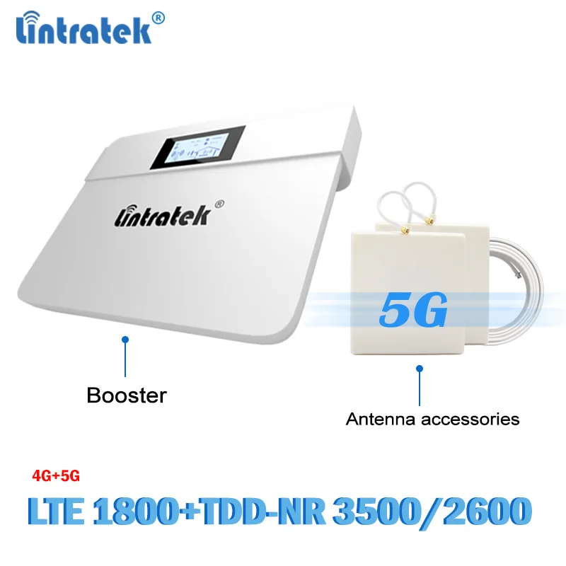 4G 5G Lintratek мобильный телефон усилитель сигнала TDD NR41 3500 NR78/42 2500 LTE 1800 65 дБ усиление