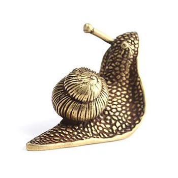 

Personality Restores Snail Decor Ancient Ways Pure Copper Incense to Insert Mini Snail Antique Copper Tea Pet Collection