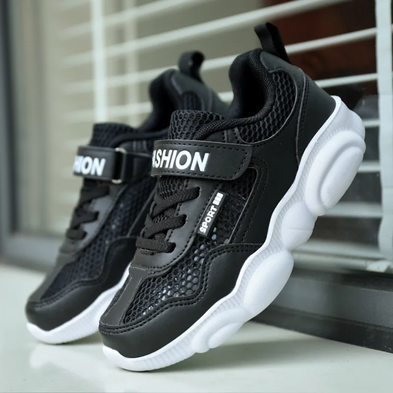 

2019 Spring And Summer-Online Celebrity Children Mesh Athletic Shoes BOY'S bear xie nan dan xie White Shoes