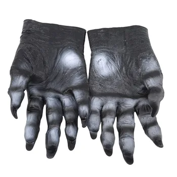 

Halloween Props Men's Monster Gloves Horror Hands Haunted House Costume Accessory