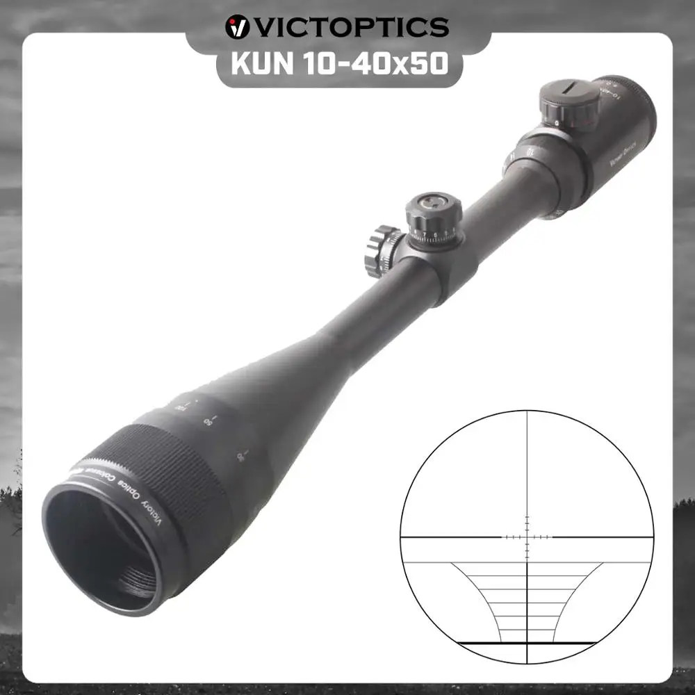 Охотничий оптический прицел Victoptics 10 40x50 25 4 мм для винтовки 1/8 MOA с минимальным