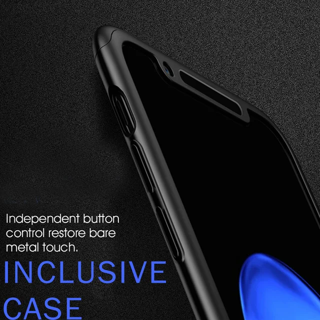 Luxury 360 Curved Full Cover For iPhone 11 Pro Max Protective Case For iPhone XR XS Max X 11 6 6s 7 8 Plus Shockproof Case Glass