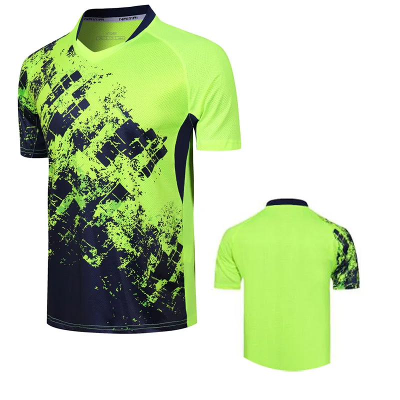 Free print new badminton sport shirt , t-shirt table tennis women ,tennis t-shirt men ,tennis shirts for men,volleyball t shirt