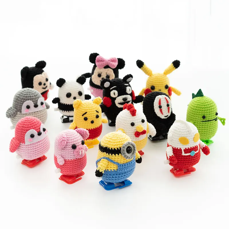 2019 cute 100% hand-knitted crochet will walk cartoon doll children's best gift toy accessories (finished products) | Игрушки и