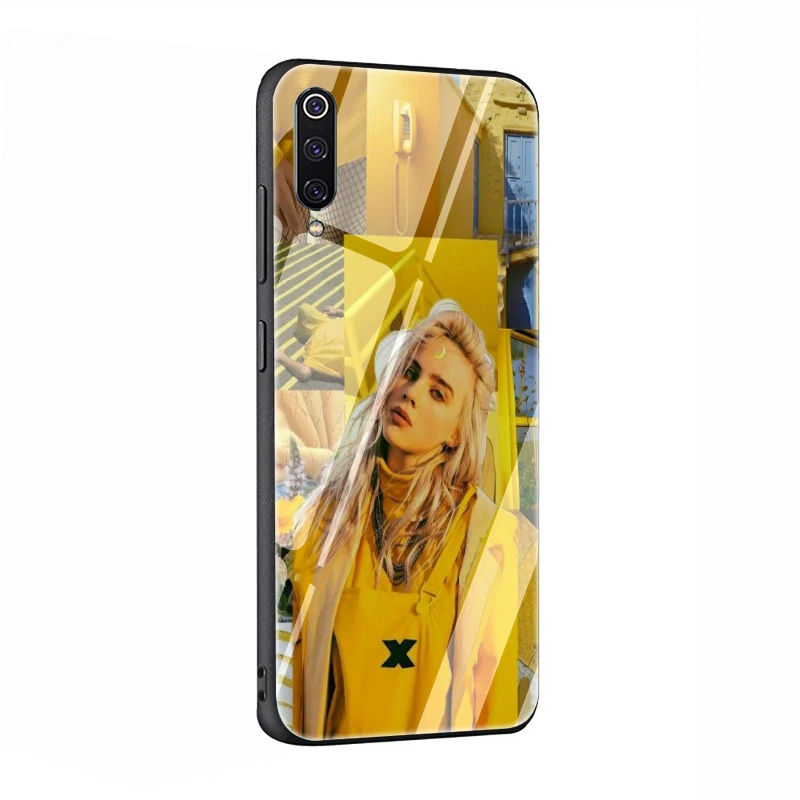 G2 EWAU певица звезда Billie Eilish чехол из закаленного стекла для телефона для Xiaomi 5X6X8 Lite 9 A1 A2 F1 Redmi 4X 6A Примечание 5 6 7 pro - Цвет: G2