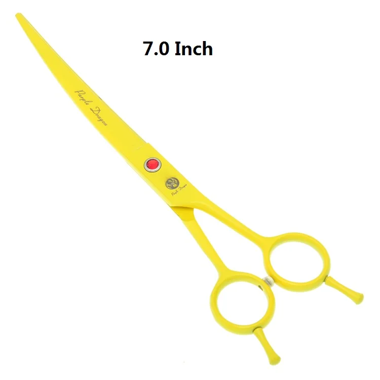 LZS0361 C Cutting Фиолетовый дракон 7," профессиональные ножницы для домашних животных для ухода за собакой высокого качества прямые и истончающие и Изогнутые Ножницы Триммер для собак LZS0358 - Цвет: LZS0361 C Cutting