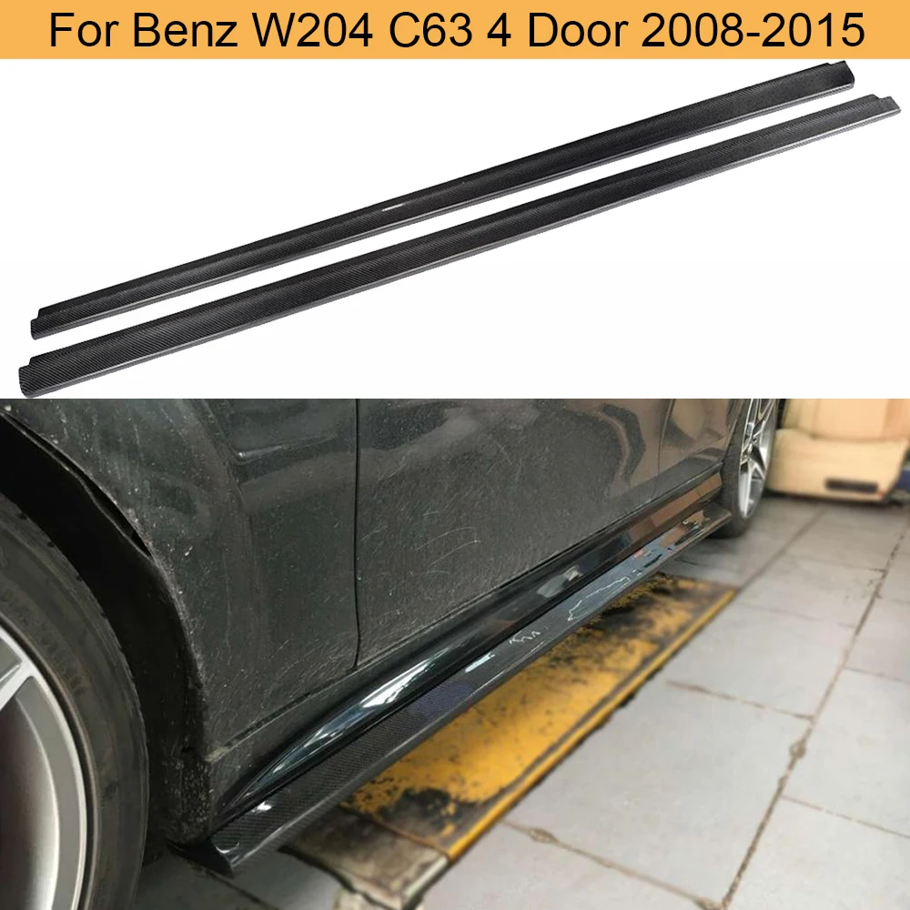 Car Bumper Side Skirts For Mercedes Benz C Class W204 C63 20082015