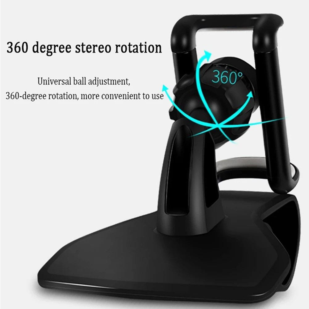 Universal 360 Degree Rotation Car Dashboard Mobile Phone Holder Stand Bracket HUD design Non-slip flexible One hand operation