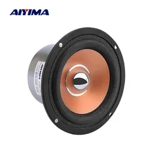 AIYIMA 1 шт. 4-дюймовый НЧ динамик звуковой громкоговоритель 4 Ом 20 Вт пуля анти-магнитный Бас Сабвуфер Колонка блок домашнего кинотеатра