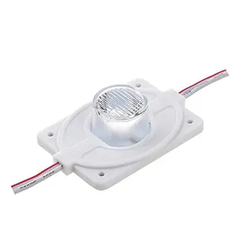 

100pcs DC12V high power LED Modules Waterproof with injection len (1LED white 3W) for Double-sided Lightbox high brightness
