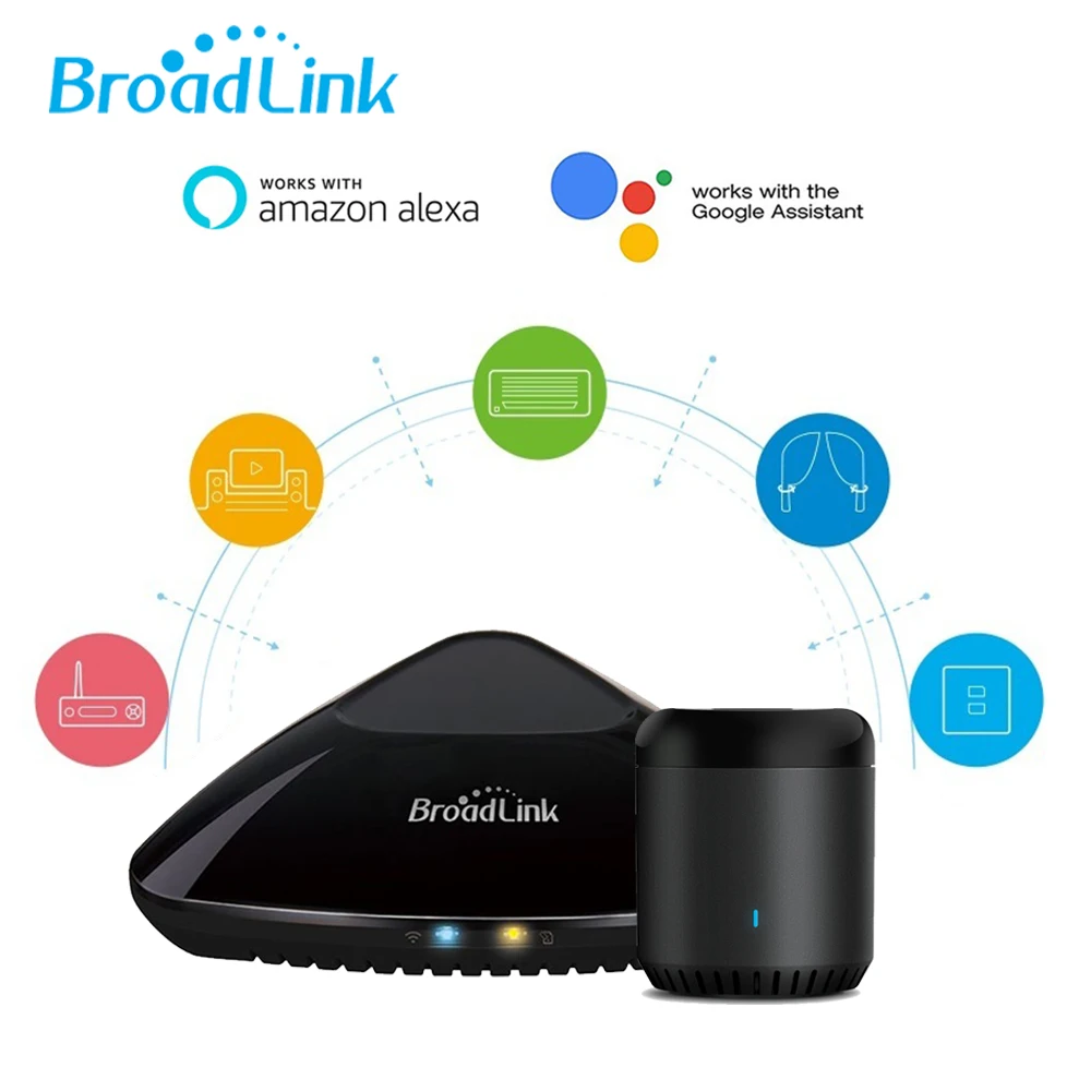 

Broadlink RM Pro RM Mini3 Switch WIFI RF/IR Smart Universal Remote Control Curtain Motion For Google Home Smart Home Automation