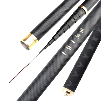 GRAB FAST ❤️ Super Light Hard Carbon Fiber Hand Fishing Pole Telescopic Fishing Rod 2.7M/3.6M/3.9M/4.5M/5.4M/6.3M/7.2M/8M/9M/10M Stream Rod - discount item 45% OFF Sports & Entertainment