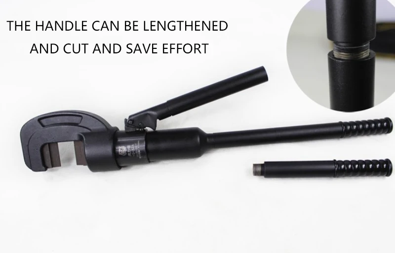 NEW YQ-27 Hydraulic Shear Rebar Cutter 4-27mm Output 18T Extendable Handle Manua