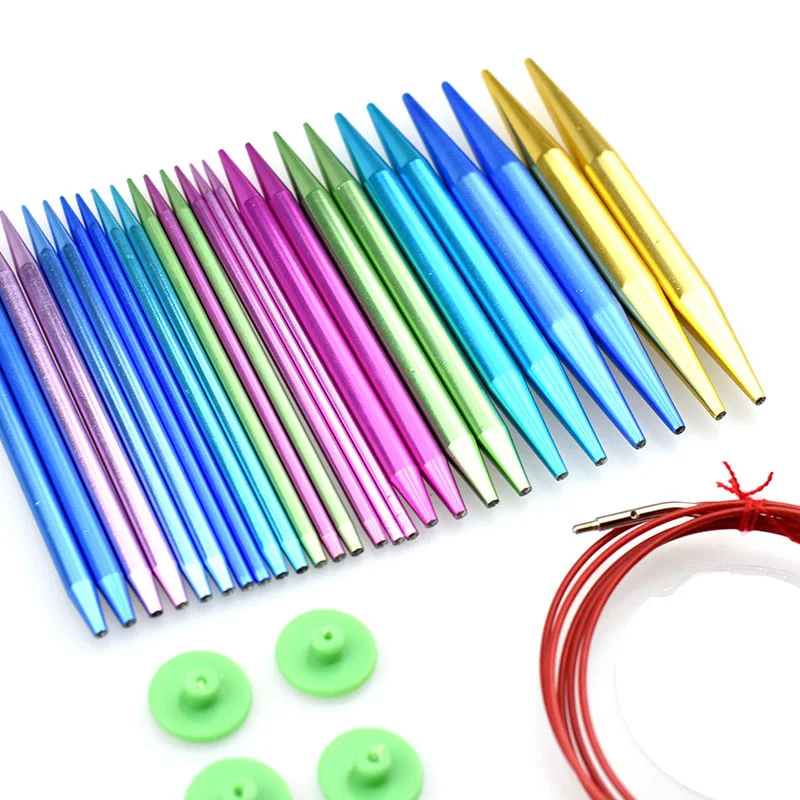 Looen-Brand-26pcs-set-Aluminum-Change-Head-Detachable-Circular-Knitting-Needle-Ring-Set-DIY-Tools-For