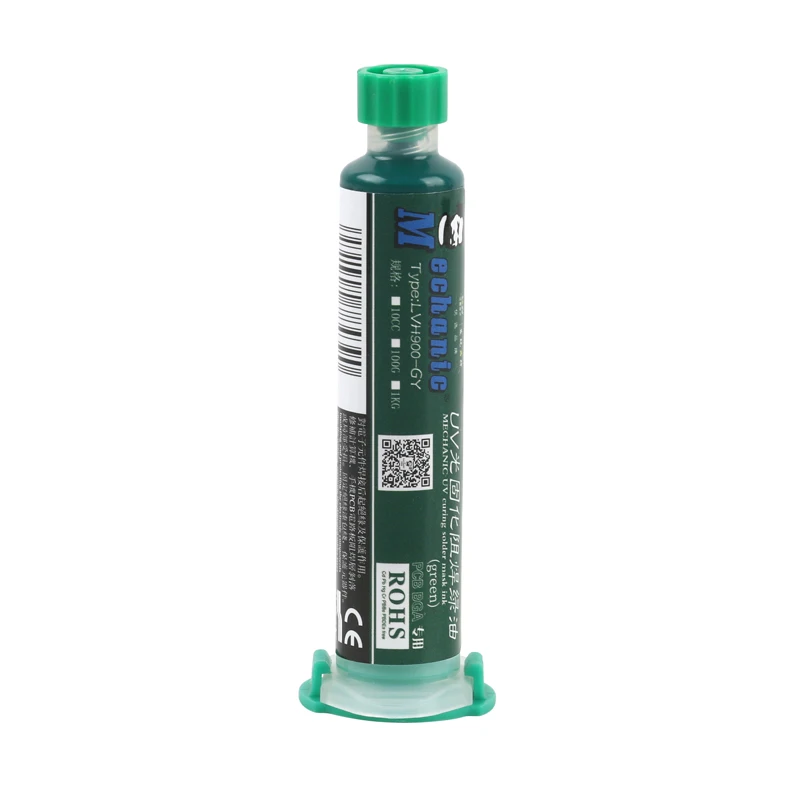 

1pcs MECHANIC LVH-900 UV Curing Solder Mask Ink For BGA PCB Paint Prevent Soldering Paste Flux 6 Color Choose