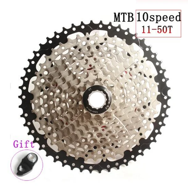 10 Speed 11-50T Cassette 10s 20s 30s Freewheel For MTB Mountain Bike Bicycle Parts K7 XT SLX XO | Спорт и развлечения