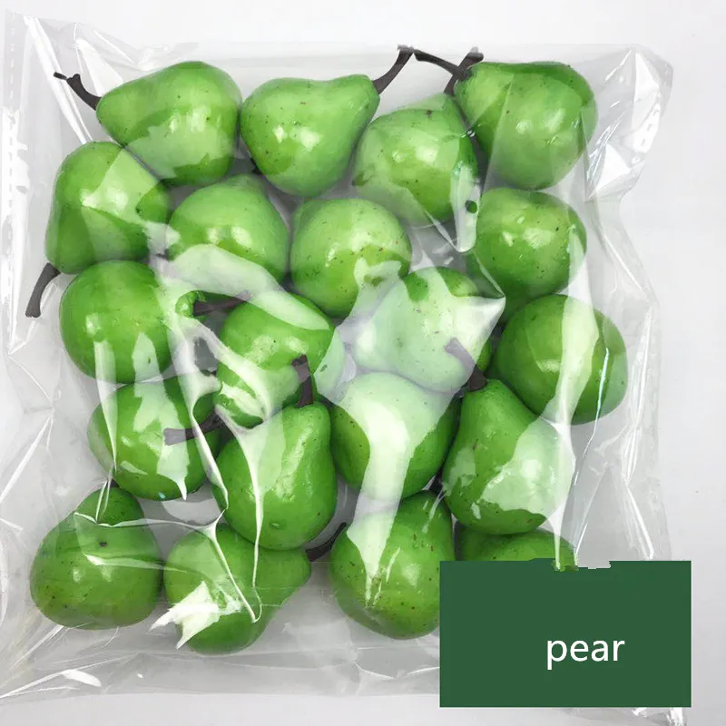 Artificial peach Fake Fruit vegetable Home Decoration Simulation Orange Ornament Craft Food Photography props - Цвет: 17