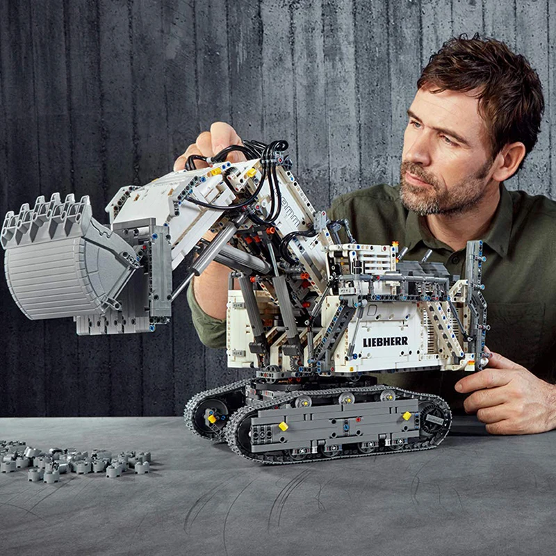 

13130 Liebherr R 9800 Excavator Compatible legoinglys Technic 42100 Building Blocks Bricks Educational Toys For Children