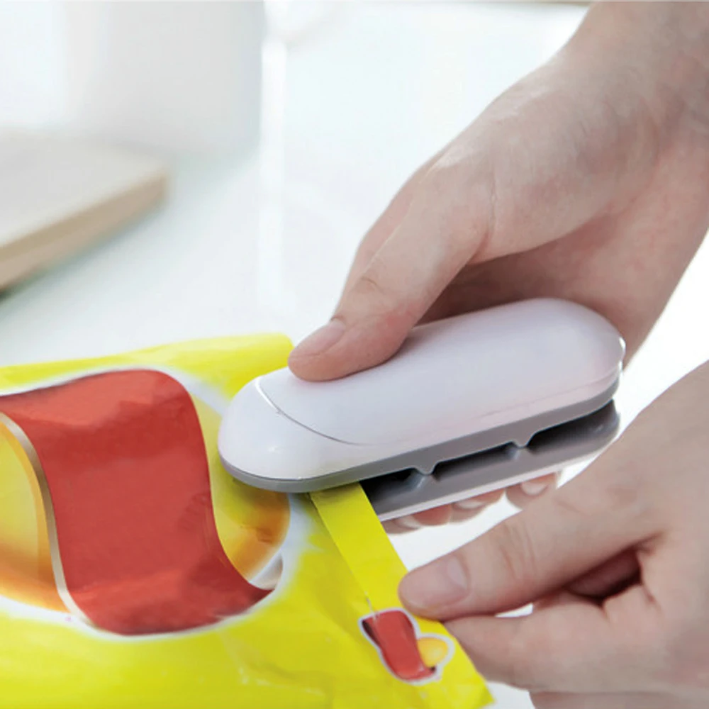 

Sealing Clip Handy Package Sealing Machines Mini For Plastic Snacks Bags Heat Sealer with Vacuum Resealer